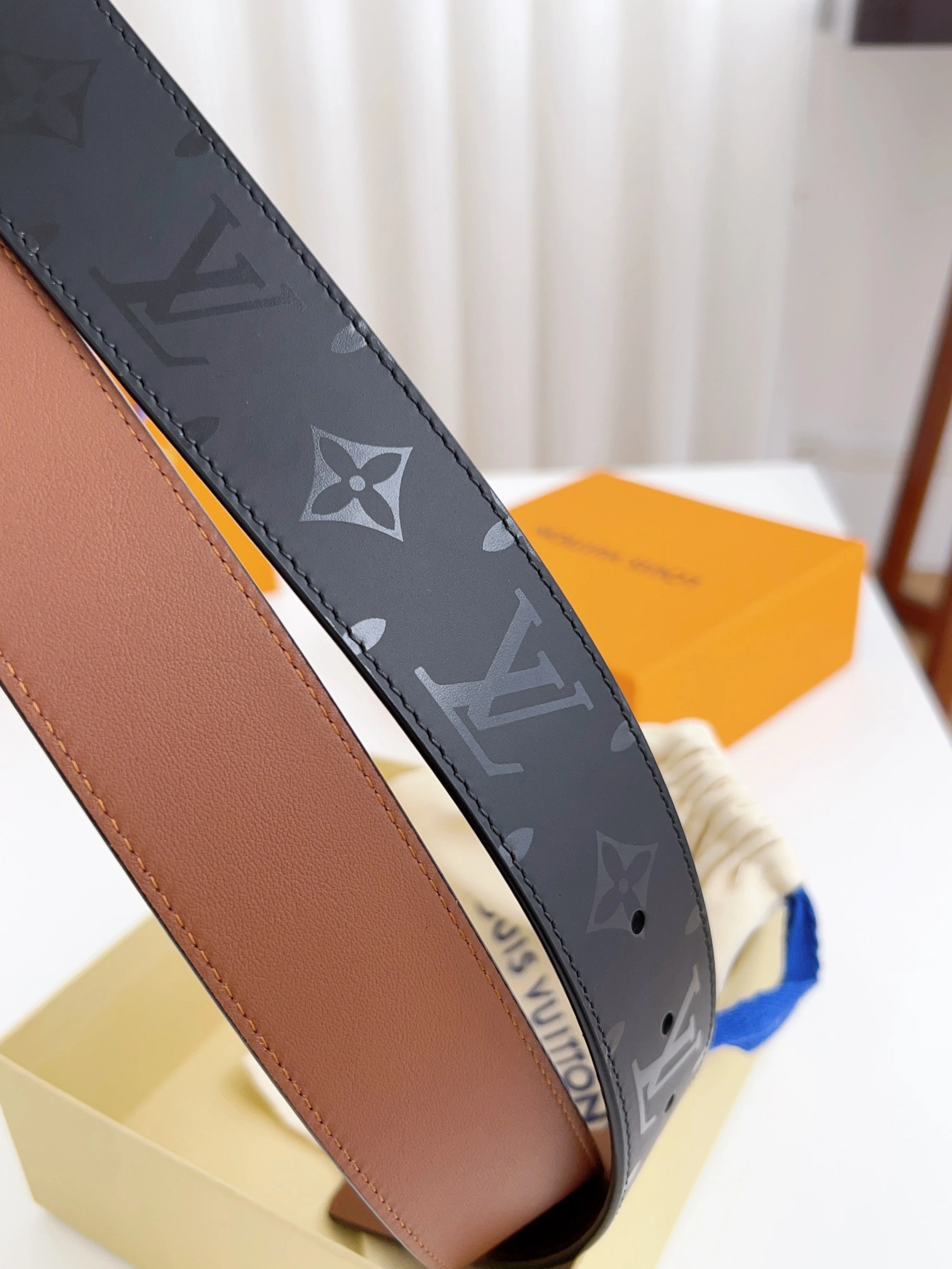 Barbara-- M9346U reversible Calfskin 4.0cm item:D-S378A2008R
